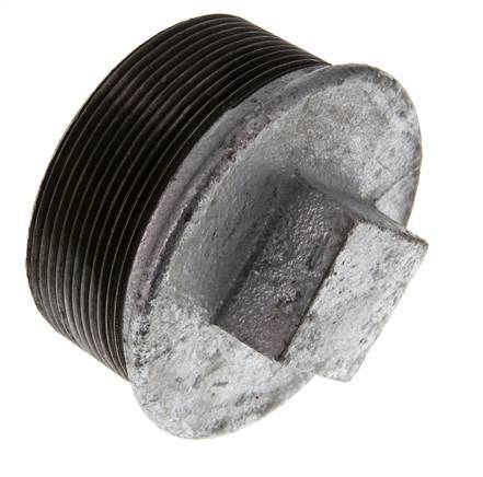 Plug R2 1/2'' Malleable cast iron with External Square 25bar (351.25psi)