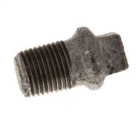 Plug R1/8'' Malleable cast iron with External Square 25bar (351.25psi) [5 Pieces]