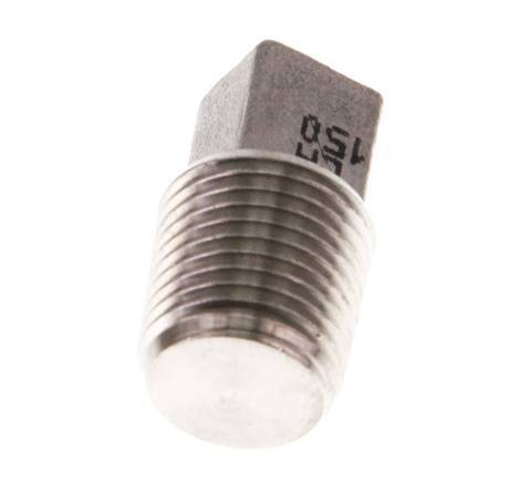 Plug R1/8'' Stainless steel with External Square 16bar (224.8psi) [5 Pieces]