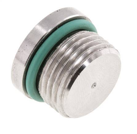 Plug UNF 3/4INCH-16 Stainless steel FKM with Internal Hex 630bar (8851.5psi)