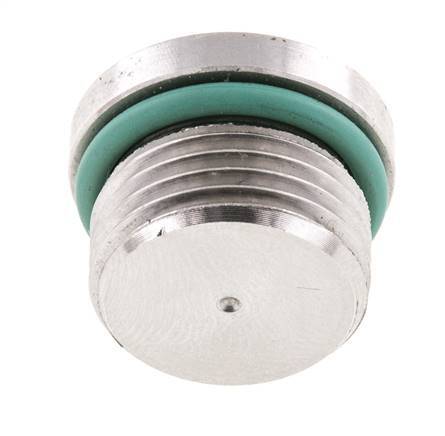 Plug UNF 3/4INCH-16 Stainless steel FKM with Internal Hex 630bar (8851.5psi)
