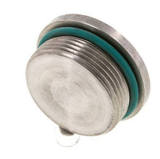 Plug UN 1-5/8''-12 Stainless steel FKM with Internal Hex 250bar (3512.5psi)