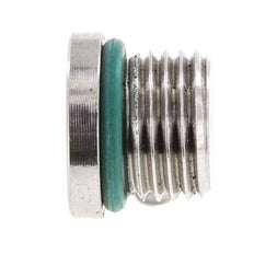 Plug UNF 9/16INCH-18 Stainless steel FKM with Internal Hex 630bar (8851.5psi)