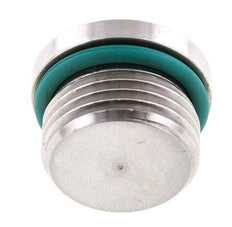 Plug UNF 7/8''-14 Stainless steel FKM with Internal Hex 630bar (8851.5psi)
