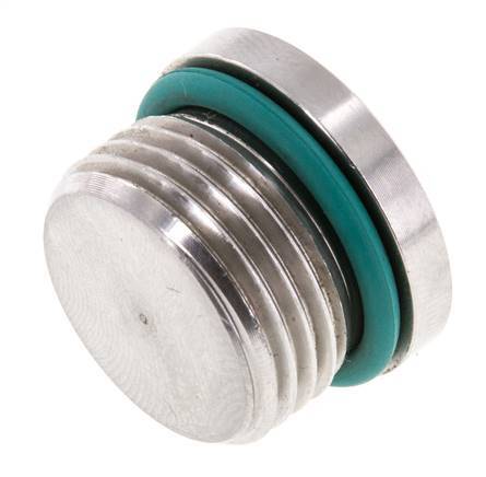 Plug UNF 7/8''-14 Stainless steel FKM with Internal Hex 630bar (8851.5psi)
