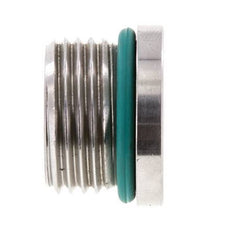 Plug UNF 7/8''-14 Stainless steel FKM with Internal Hex 630bar (8851.5psi)