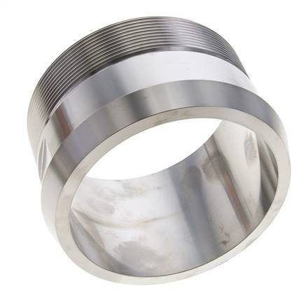 DIN 11851 Sanitary (Dairy) Fitting 121mm Cone x G4 inch Male Stainless Steel