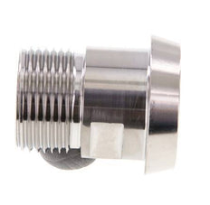 DIN 11851 Sanitary (Dairy) Fitting 44mm Cone x G1 inch Male Stainless Steel