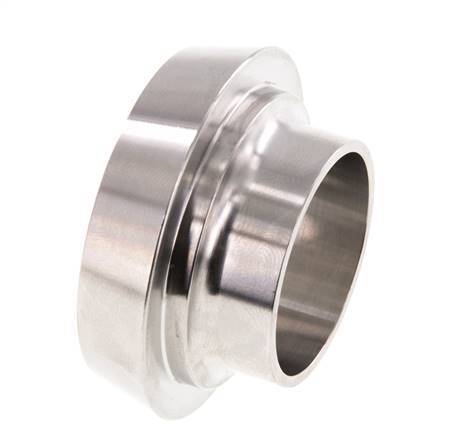 DIN 11851 Sanitary (Dairy) Fitting 44mm Cone x 29mm Weld End Stainless Steel