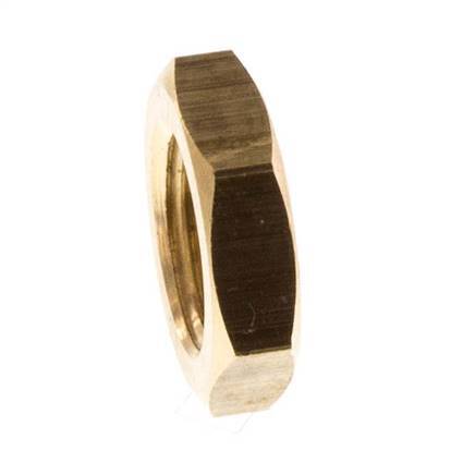 Lock Nut G1/8'' Brass [10 Pieces]
