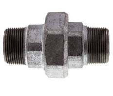 Union Straight Connector R1 1/4'' Cast Iron Flat Seal 25bar (351.25psi)