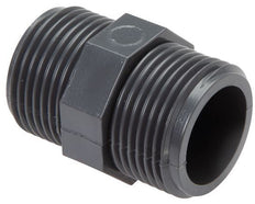 Reducing Double Nipple G1/2'' PVC-U 16bar (224.8psi) EN 1452-3 [5 Pieces]