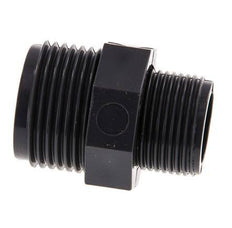 Reducing Double Nipple G3/4'' x G1'' PVC-U 16bar (224.8psi) EN 1452-3 [2 Pieces]
