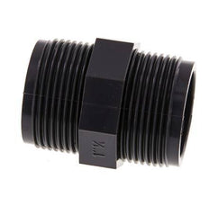 Reducing Double Nipple G1 1/4'' PVC-U 16bar (224.8psi) EN 1452-3 [2 Pieces]