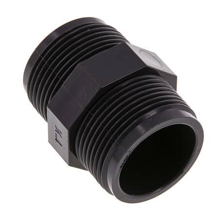 Reducing Double Nipple G1 1/4'' PVC-U 16bar (224.8psi) EN 1452-3 [2 Pieces]