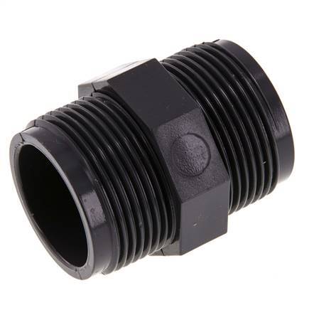Reducing Double Nipple G1 1/4'' PVC-U 16bar (224.8psi) EN 1452-3 [2 Pieces]