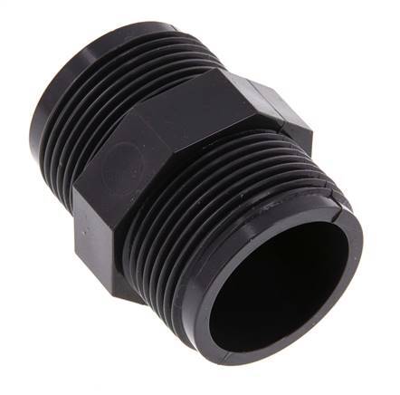 Reducing Double Nipple G1 1/4'' PVC-U 16bar (224.8psi) EN 1452-3 [2 Pieces]