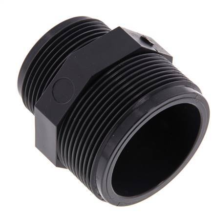 Reducing Double Nipple G1 1/2'' x G2'' PVC-U 16bar (224.8psi) EN 1452-3