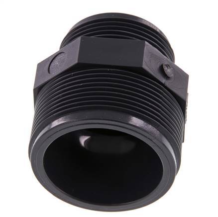 Reducing Double Nipple G1 1/2'' x G2'' PVC-U 16bar (224.8psi) EN 1452-3
