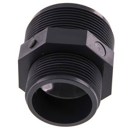 Reducing Double Nipple G1 1/2'' x G2'' PVC-U 16bar (224.8psi) EN 1452-3