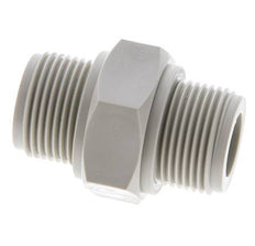 Double Nipple G3/4'' Polypropylene (pp) 10bar (140.5psi) FDA 36mm Hex