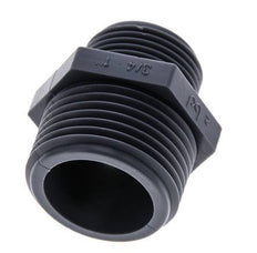 Reducing Double Nipple G3/4'' x G1'' Polypropylene (pp) 10bar (140.5psi) FDA 36mm Hex