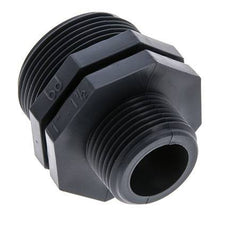 Reducing Double Nipple G1'' x G1 1/2'' Polypropylene (pp) 10bar (140.5psi) FDA 54mm Hex