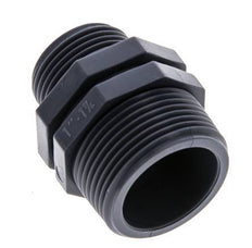 Reducing Double Nipple G1'' x G1 1/4'' Polypropylene (pp) 10bar (140.5psi) FDA 46mm Hex