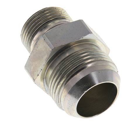 JIC Double Nipple G3/4'' x UN 1-5/16''-12 Steel NBR 170bar (2388.5psi)