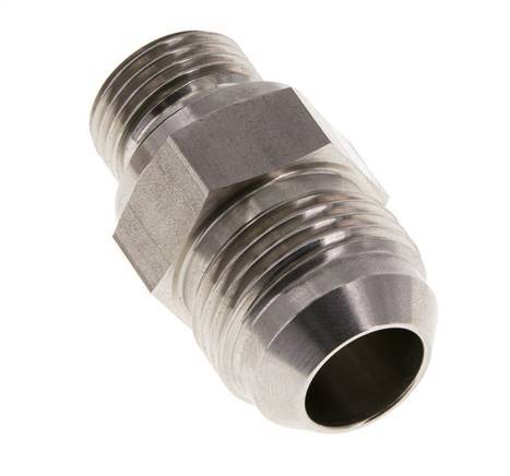 JIC Double Nipple G1/2'' x UN 1-1/16''-12 Stainless Steel FKM 210bar (2950.5psi)