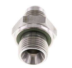 JIC Double Nipple G3/8'' x UNF 9/16''-18 Stainless Steel FKM 275bar (3863.75psi)