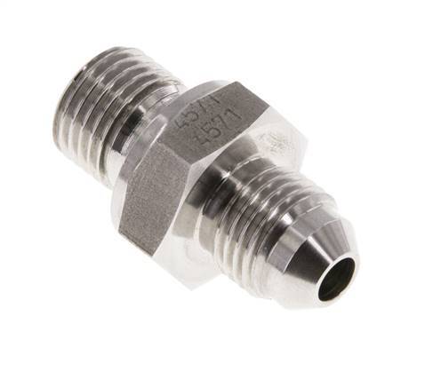 JIC Double Nipple G1/4'' x UNF 1/2''-20 Stainless Steel FKM 275bar (3863.75psi)