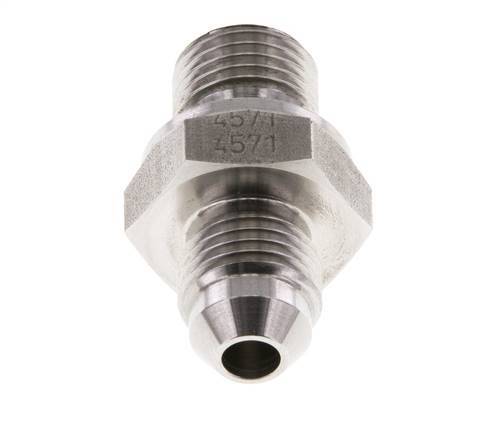 JIC Double Nipple G1/4'' x UNF 1/2''-20 Stainless Steel FKM 275bar (3863.75psi)