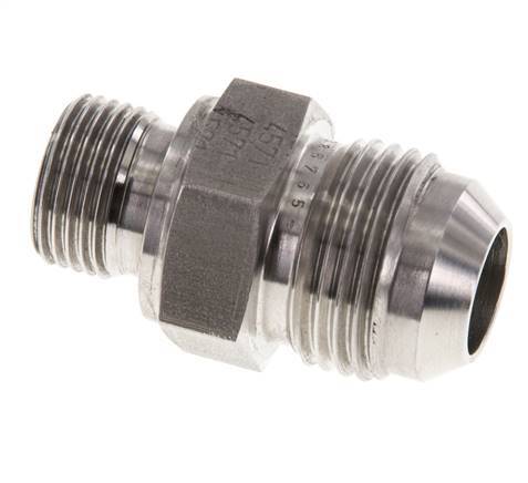 JIC Double Nipple G3/8'' x UNF 7/8''-14 Stainless Steel FKM 210bar (2950.5psi)