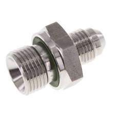 JIC Double Nipple G3/8'' x UNF 1/2''-20 Stainless Steel FKM 275bar (3863.75psi)