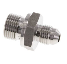 JIC Double Nipple G3/8'' x UNF 1/2''-20 Stainless Steel FKM 275bar (3863.75psi)