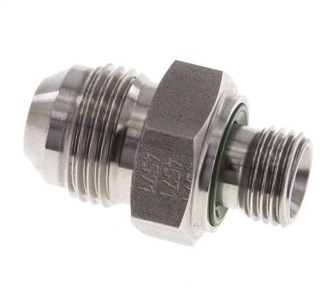 JIC Double Nipple G1/4'' x UNF 3/4''-16 Stainless Steel FKM 275bar (3863.75psi)