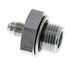 JIC Double Nipple G1/2'' x UNF 7/16''-20 Steel NBR 310bar (4355.5psi)