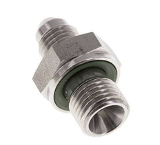 JIC Double Nipple G1/4'' x UNF 7/16''-20 Stainless Steel FKM 310bar (4355.5psi)