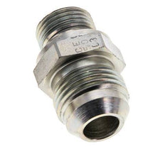 JIC Double Nipple M18 X 1.5 x UNF 7/8''-14 Steel NBR 210bar (2950.5psi)