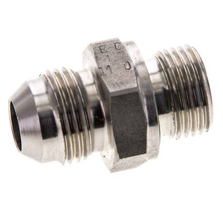 JIC Double Nipple M18 X 1.5 x UNF 3/4''-16 Stainless Steel FKM 275bar (3863.75psi)
