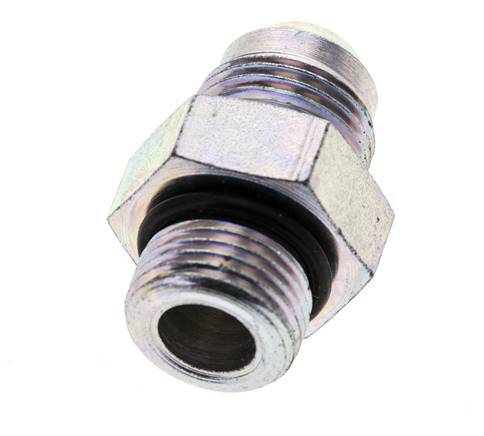 JIC Double Nipple M18 X 1.5 x UNF 3/4''-16 Steel NBR 275bar (3863.75psi)