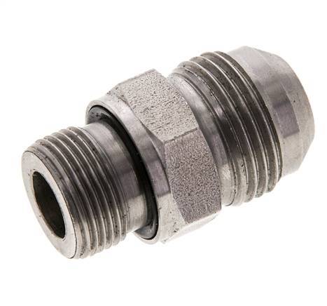 JIC Double Nipple M22 X 1.5 x UN 1-1/16''-12 Stainless Steel FKM 210bar (2950.5psi)