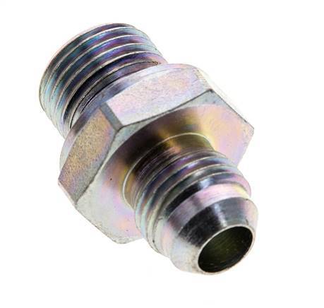 JIC Double Nipple M16 X 1.5 x UNF 9/16''-18 Steel NBR 275bar (3863.75psi)