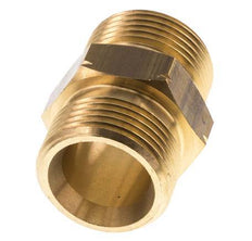 Double Nipple G1'' Male x Male Left Hand Brass 16bar (224.8psi) 36mm Hex
