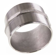 Double Nipple G4'' Stainless Steel Flat Seal 16bar (224.8psi) 117mm Hex