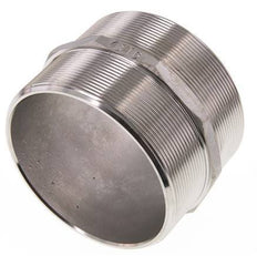 Double Nipple G4'' Stainless Steel Flat Seal 16bar (224.8psi) 117mm Hex