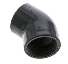 45deg Angled Fitting Rp2 1/2'' Female PVC-U 16bar (224.8psi) EN 1452-3