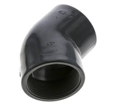 45deg Angled Fitting Rp2 1/2'' Female PVC-U 16bar (224.8psi) EN 1452-3