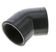 45deg Angled Fitting Rp3'' Female PVC-U 16bar (224.8psi) EN 1452-3